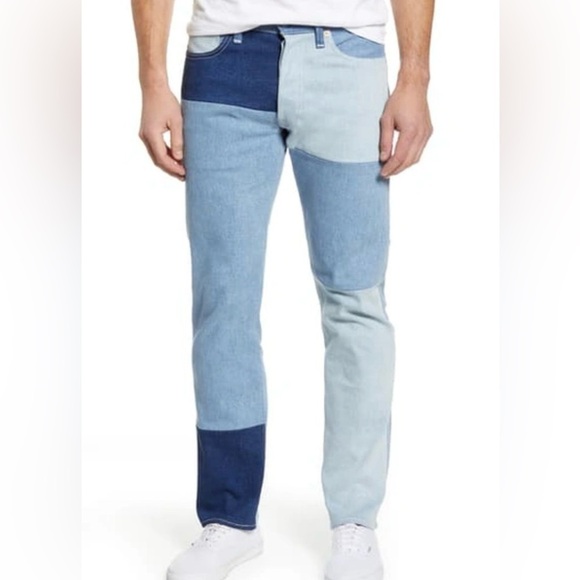 Levi's Other - NWOT- Men’s Levi's 501 Made & Crafted Patchwork Original Fit Jeans. Size 32 x 32